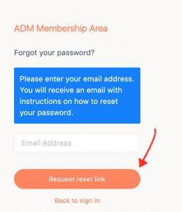 Password Reset - ADM