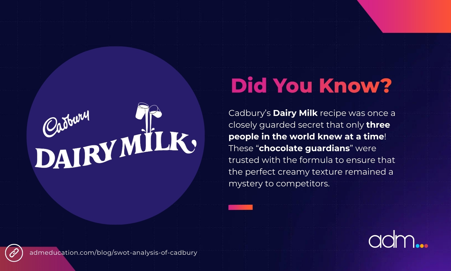 SWOT Analysis of Cadbury