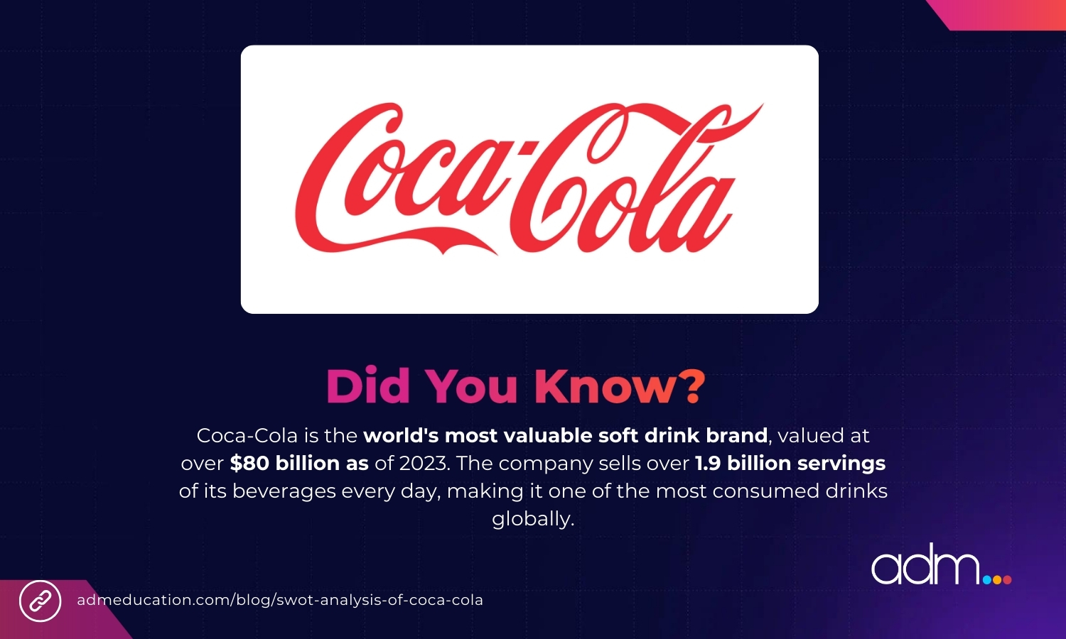 SWOT Analysis of Coca Cola