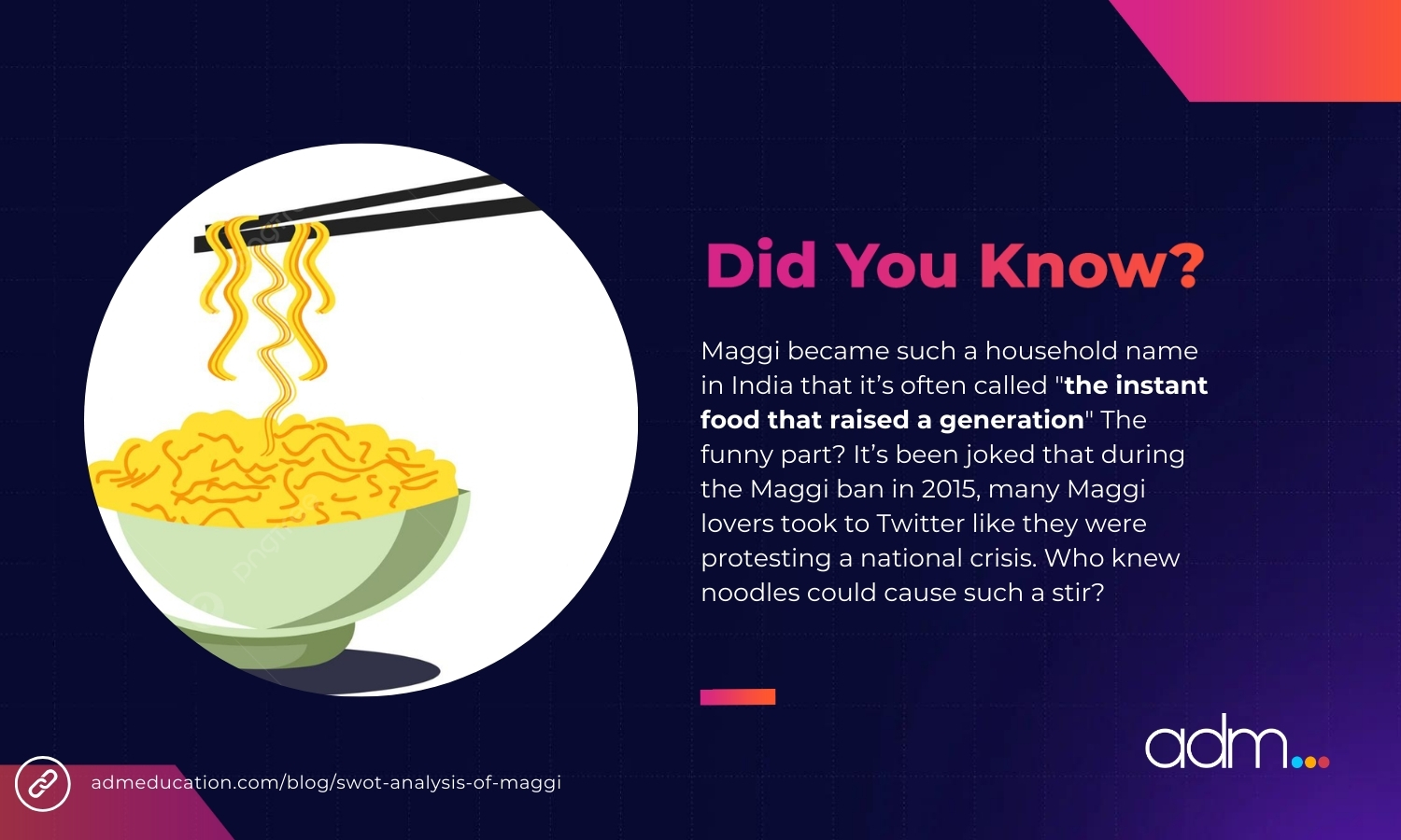 SWOT Analysis of Maggi 