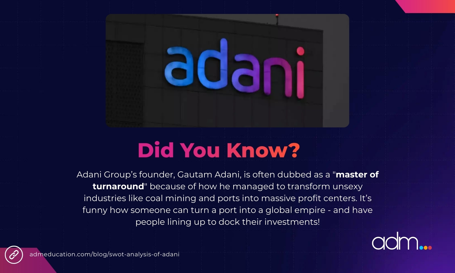 SWOT Analysis of Adani Group
