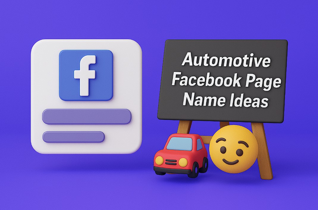 Automotive Facebook Page Name Ideas