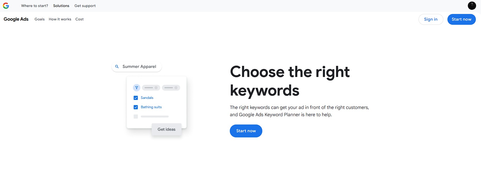 Google Keyword Planner