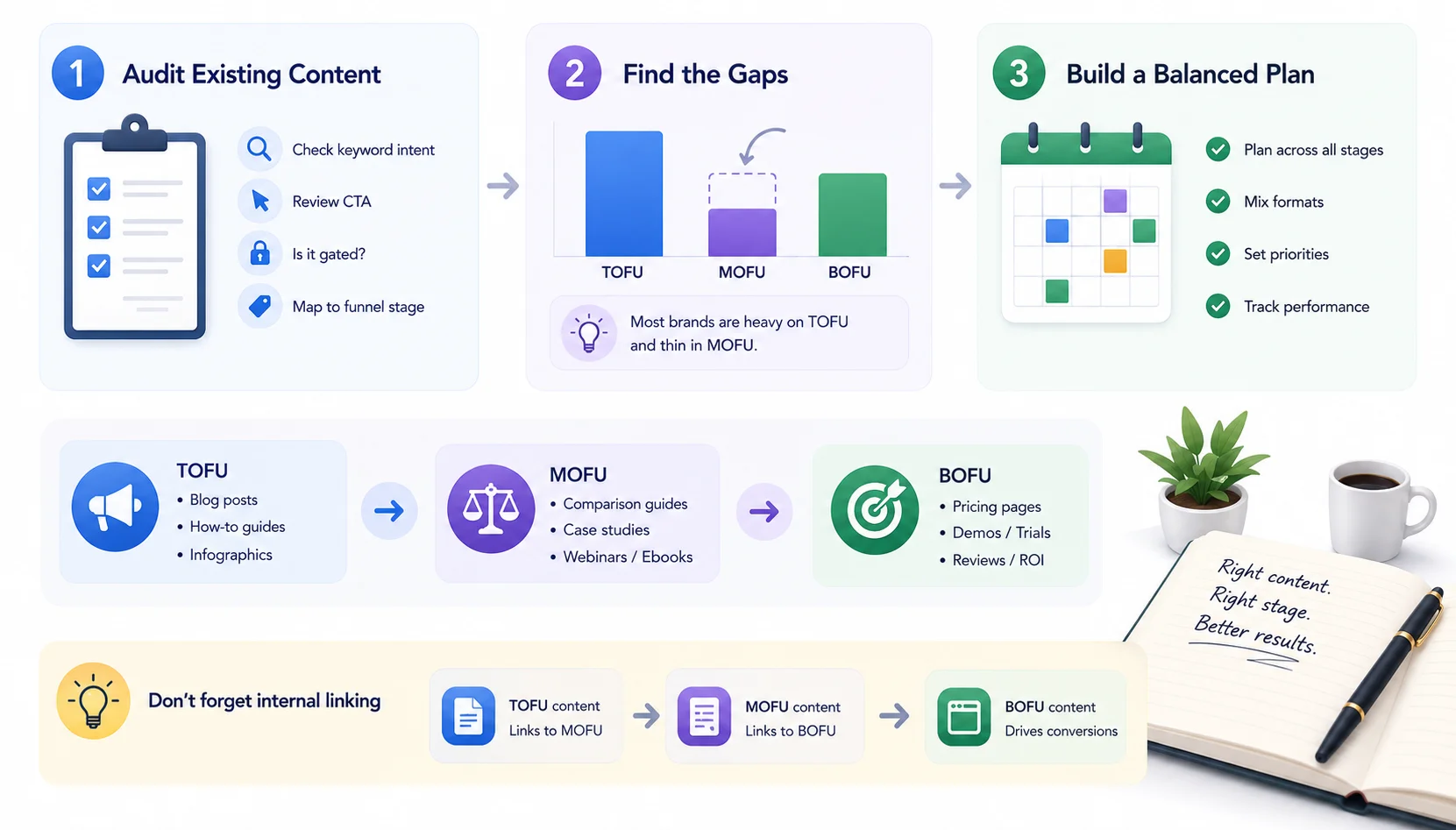 How to Map Content to Each Funnel Stage A Practical Framework