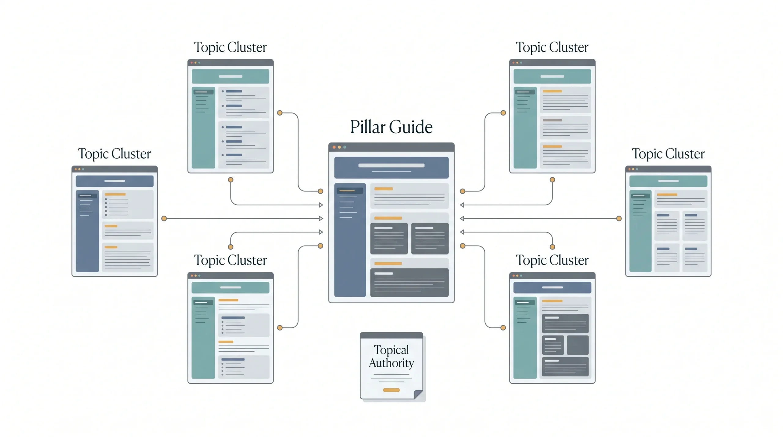 The Content Pillar and Topic Cluster Model