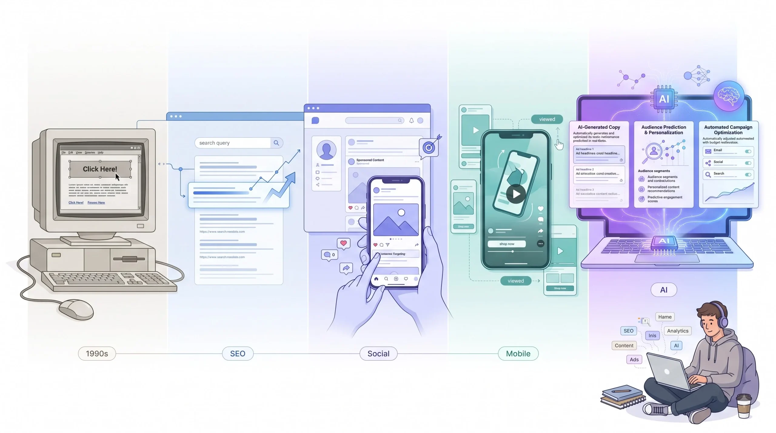 A Brief Evolution How Online Marketing Got Here