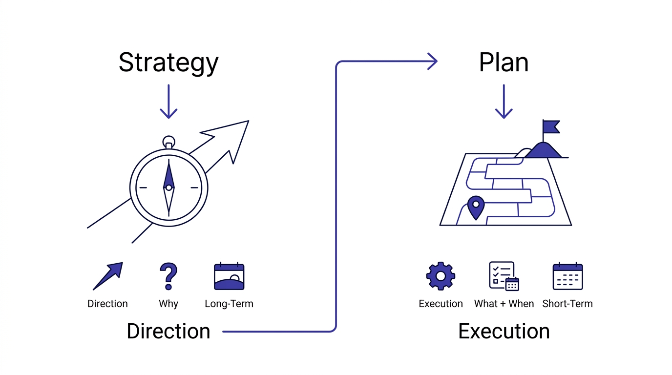 Digital Marketing Plan vs. Digital Marketing Strategy