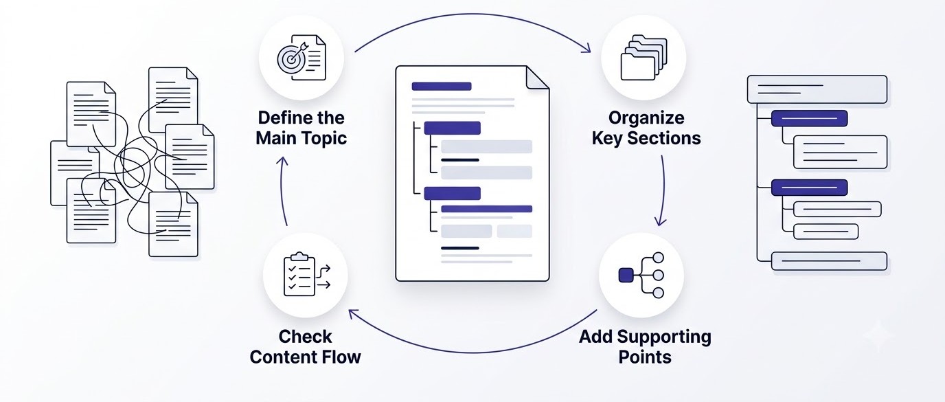 How to Build an Outline Before You Write Anything