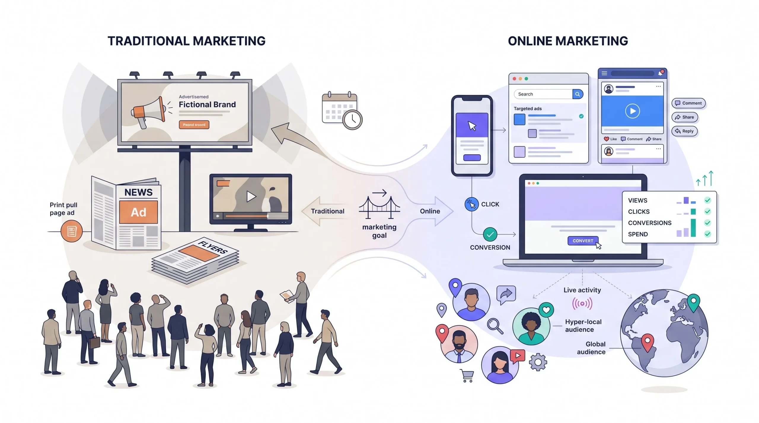 Online Marketing vs. Traditional Marketing