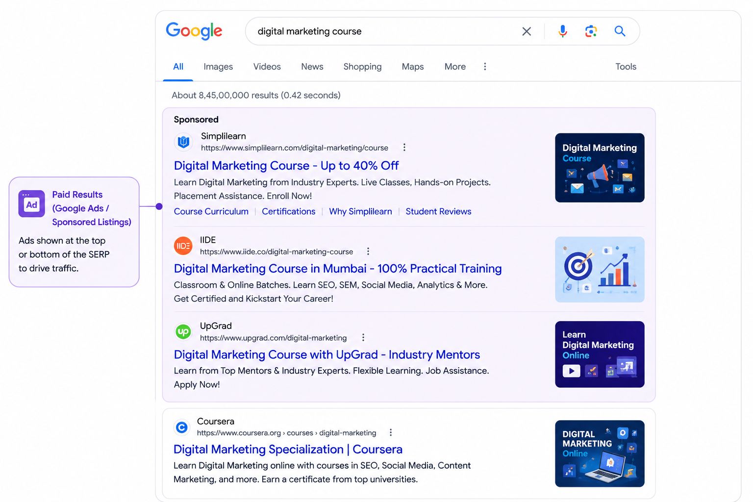 Paid Results