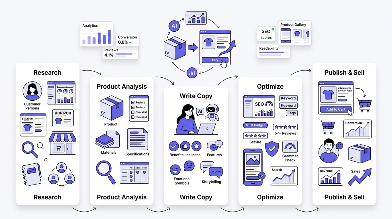 Step-by-Step Process to Write Product Descriptions