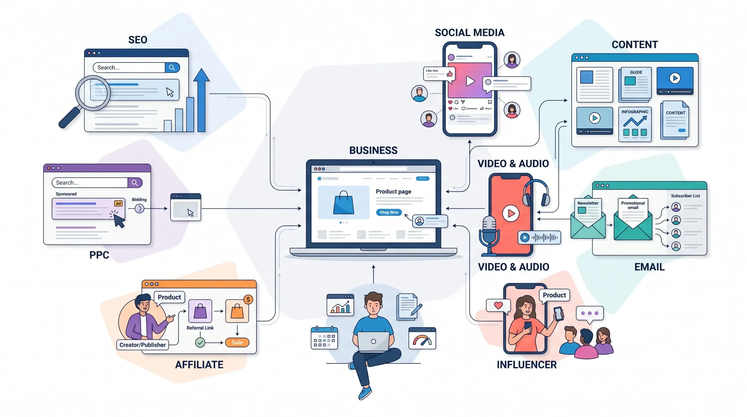 The Core Channels of Online Marketing