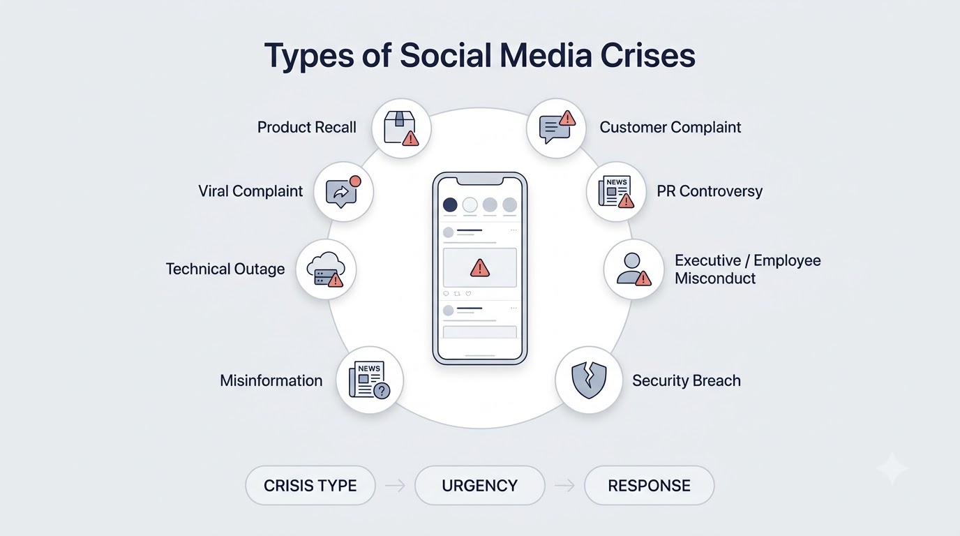 Types of Social Media Crises