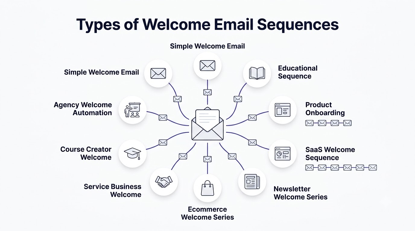 Types of Welcome Email Sequences