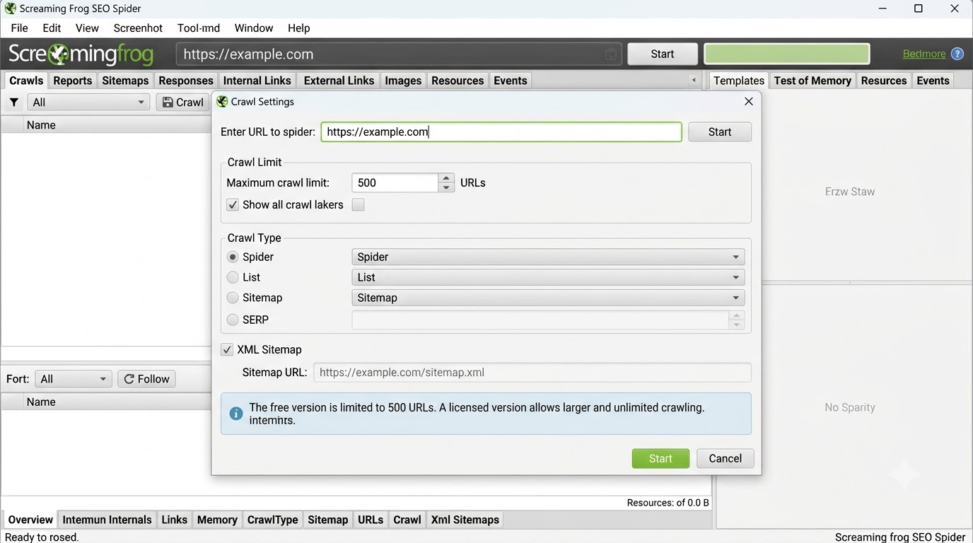 Understanding the Crawl Settings