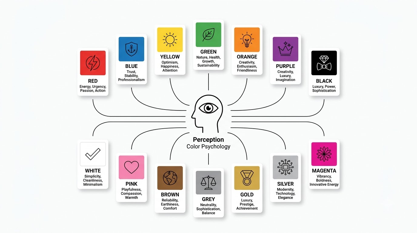 What Does Each Colour Communicate in Marketing