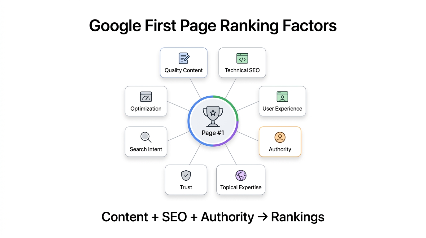 What Does It Take to Rank on Google's First Page